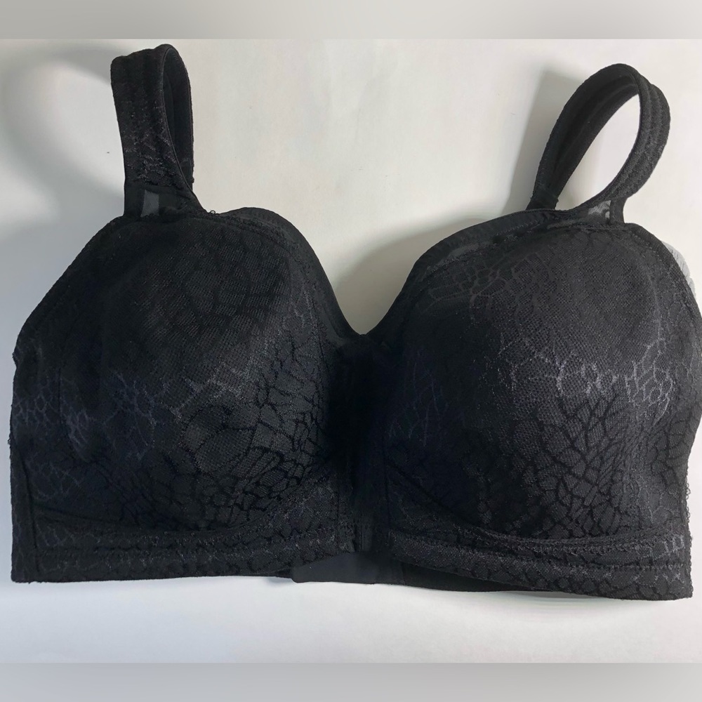 NEW Wirefree Full Coverage Minimizer Bra Black Size 38DDD